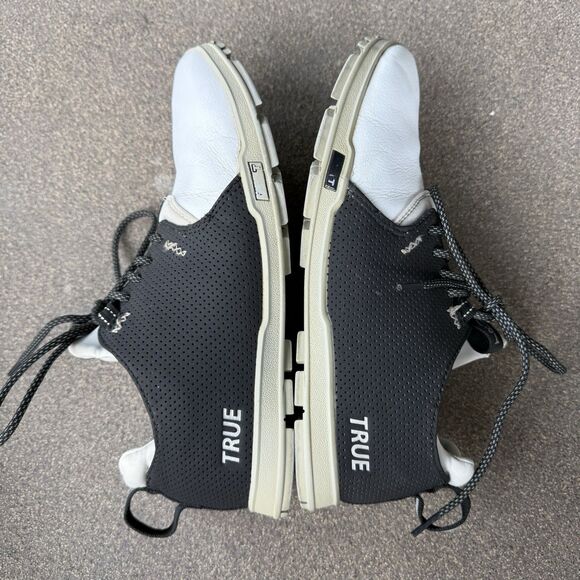 TRUE Linkswear Original 1.2 Shoes Mens Size 9 Black White Golf Shoes Spike less